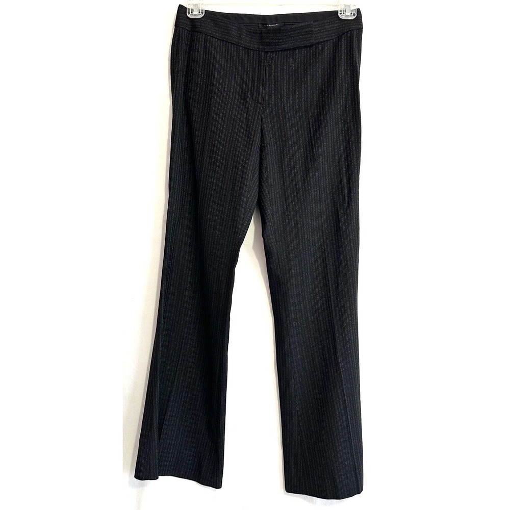 Elie Tahari Pants Women's Size 4 Wool Blend Pin Stripe Career Casual Dress Pants